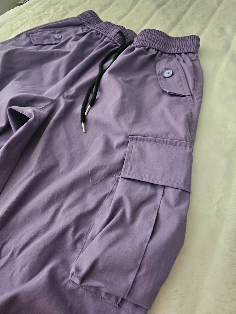 MANFINITY Lavender Purple Cargo Jogger Pants